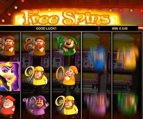 Screenshot of 7 Lucky Dwarfs Online Slot Machine