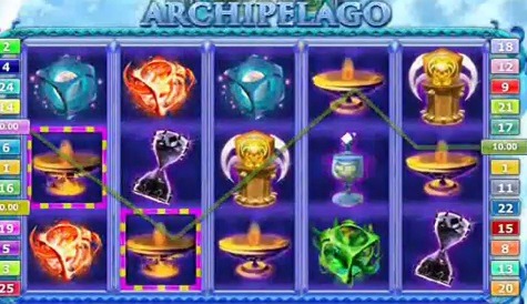Screenshot of Archipelago Online Slot Machine