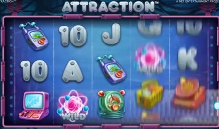 Screenshot of Attraction Online Slot Machine