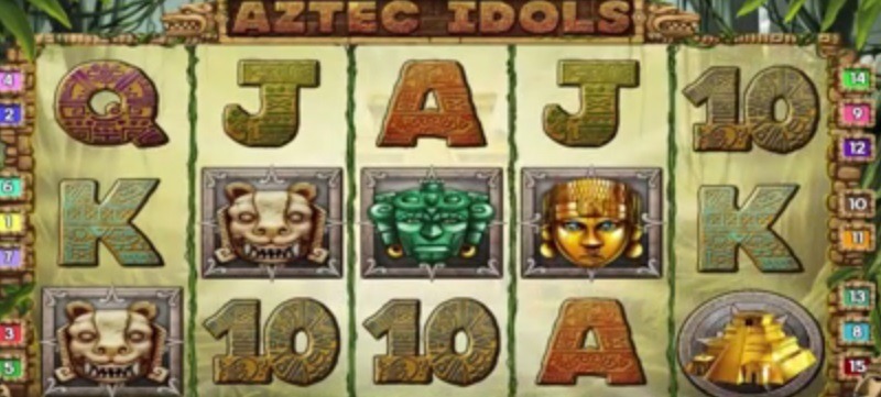 Screenshot of Aztec Idols Online Slot Machine