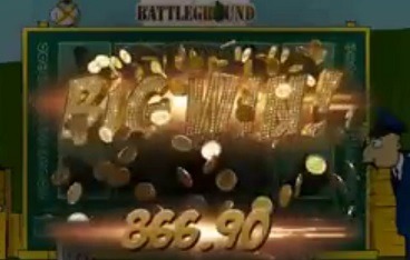 Screenshot of Battleground Spins Online Slot Machine