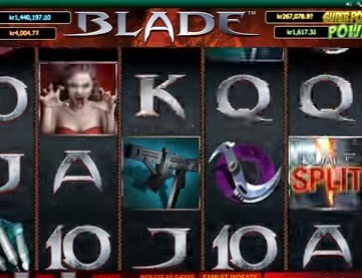 Screenshot of Blade Online Slot Machine