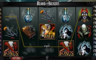Screenshot of Blood Suckers Online Slot Machine