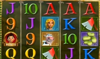 Screenshot of Bounty of the Beanstalk Online Slot Machine