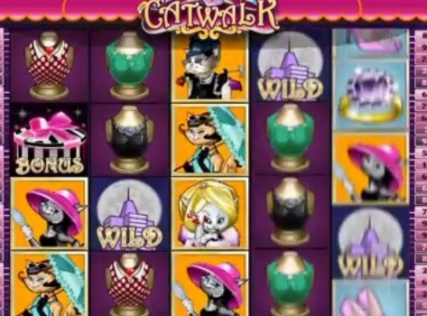 Screenshot of Catwalk Online Slot Machine