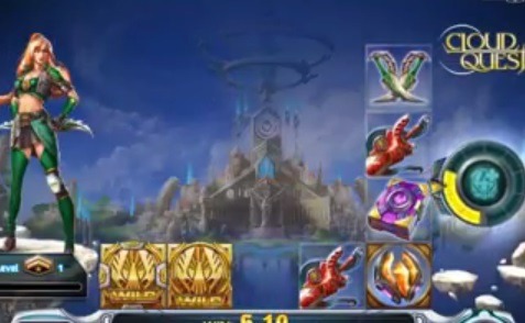 Screenshot of Cloud Quest Online Slot Machine