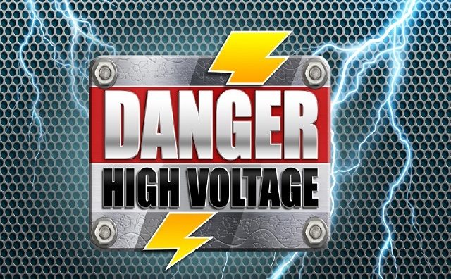 Screenshot of Danger High Voltage Online Slot Machine