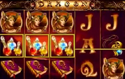Screenshot of Dragon Kingdom Online Slot Machine