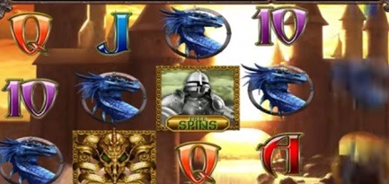 Screenshot of Dragon Slot Online Slot Machine