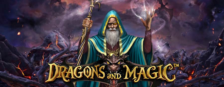 Screenshot of Dragons And Magic Online Slot Machine