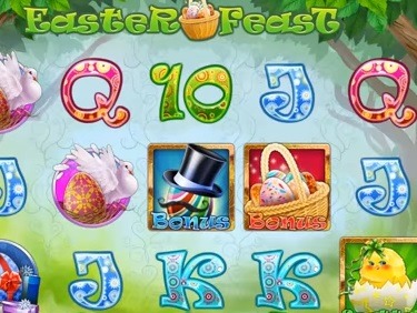 Screenshot of Easter Feast Online Slot Machine