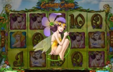 Screenshot of Enchanted Crystals Online Slot Machine