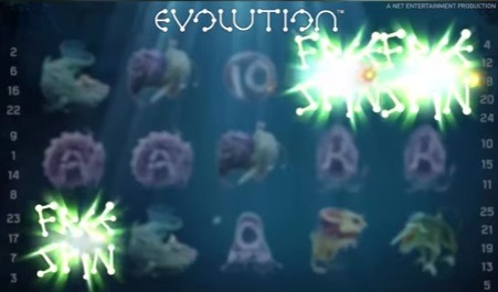 Screenshot of Evolution Online Slot Machine