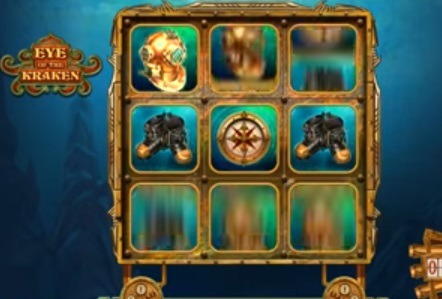 Screenshot of Eye of the Kraken Online Slot Machine