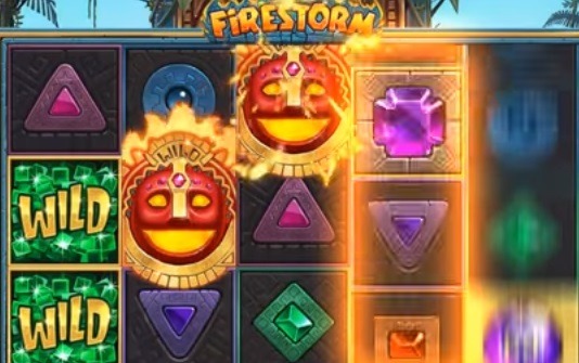 Screenshot of Firestorm Online Slot Machine