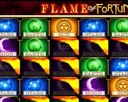 Screenshot of Flame of Fortune Online Slot Machine