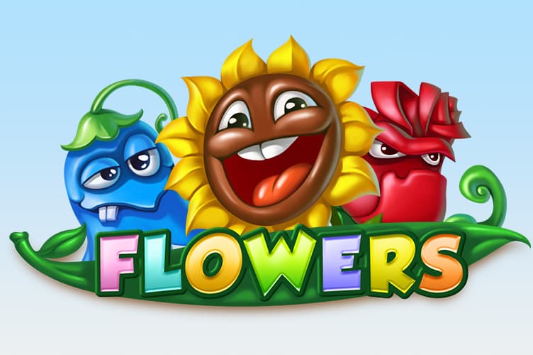 Screenshot of Flowers Online Slot Machine