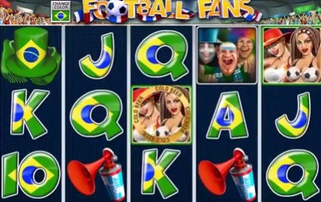 Screenshot of Football Fans Online Slot Machine