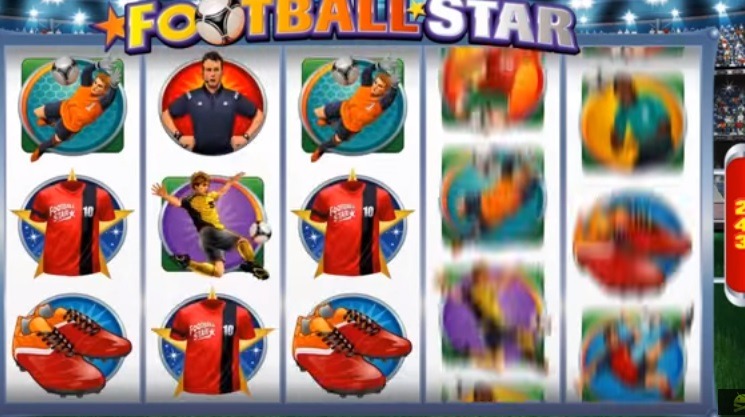 Screenshot of Football Star Online Slot Machine