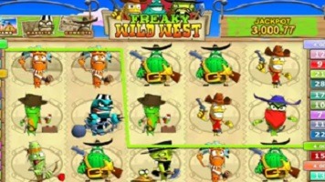 Screenshot of Freaky Wild West Online Slot Machine