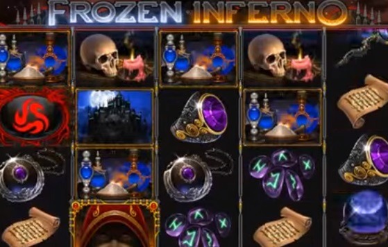 Screenshot of Frozen Inferno Online Slot Machine