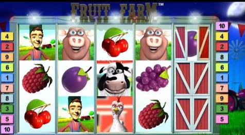 Screenshot of Fruit Farm Online Slot Machine