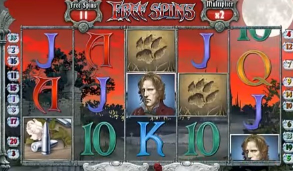Screenshot of Full Moon Fortunes Online Slot Machine