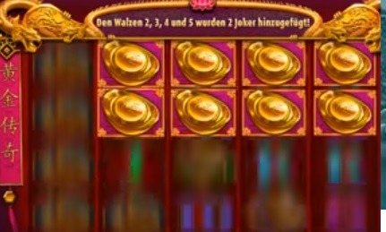 Screenshot of Golden Legend Online Slot Machine