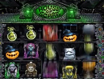 Screenshot of House of Scare Online Slot Machine