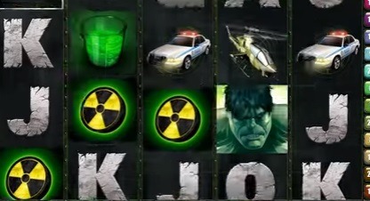 Screenshot of Hulk Online Slot Machine