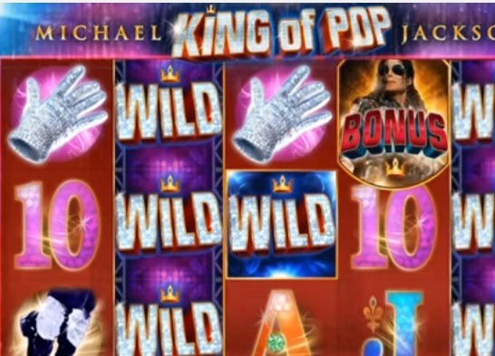 Screenshot of King of Pop Online Slot Machine