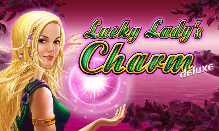 Screenshot of Lucky Lady's Charm Deluxe Online Slot Machine