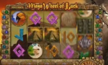 Screenshot of Maya Wheel of Luck Online Slot Machine