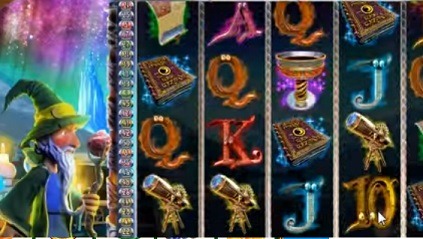 Screenshot of Merlin's Magic Respins Online Slot Machine