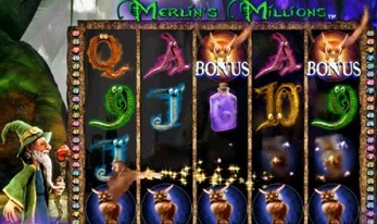 Screenshot of Merlins Millions Online Slot Machine
