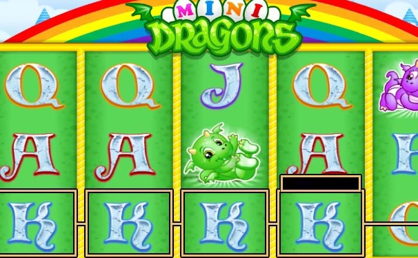 Screenshot of Mini Dragons Online Slot Machine