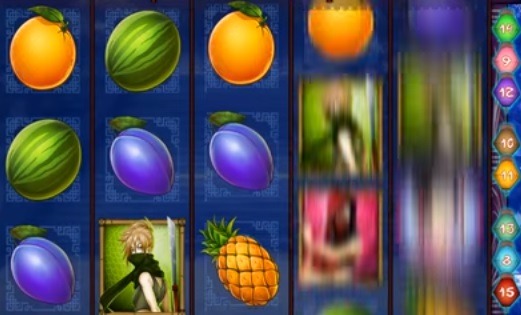 Screenshot of Ninja Fruits Online Slot Machine