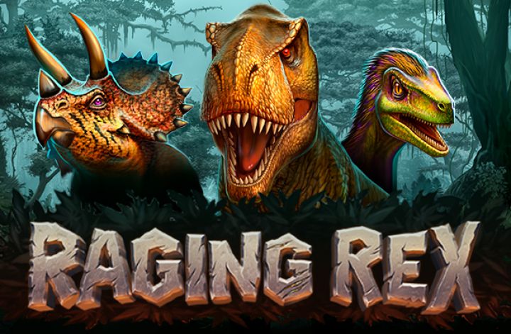 Screenshot of Raging Rex Online Slot Machine