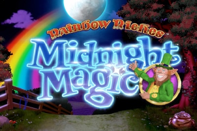 Screenshot of Rainbow Riches Midnight Magic Online Slot Machine