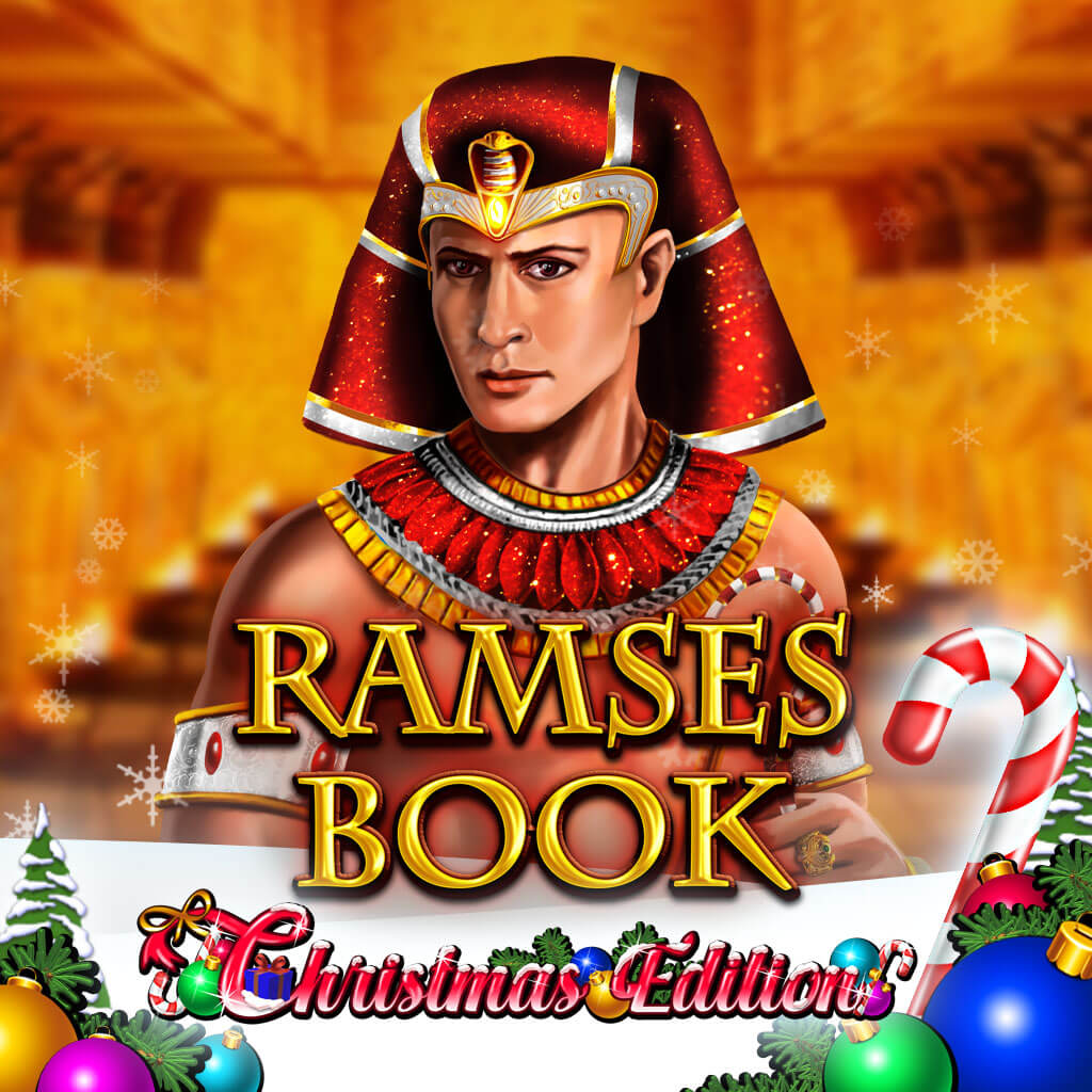 Screenshot of Ramses Book Christmas Edition Online Slot Machine