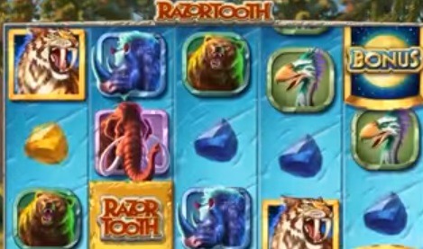 Screenshot of Razortooth Online Slot Machine