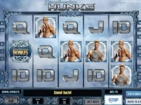 Screenshot of Scandinavian Hunks Online Slot Machine