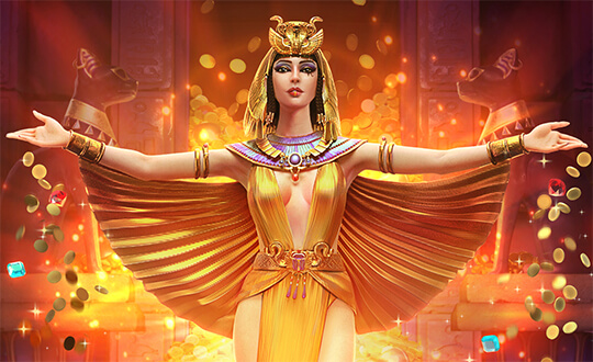 Screenshot of Secrets of Cleopatra Online Slot Machine