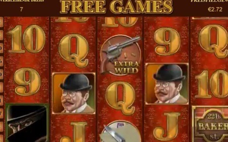 Screenshot of Sherlock Mystery Online Slot Machine
