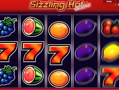 Screenshot of Sizzling Hot Deluxe Slot Online Slot Machine