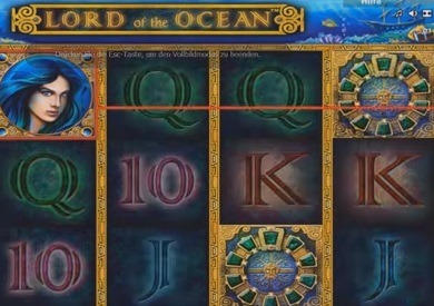 Screenshot of Lord of the Ocean Online Slot Machine