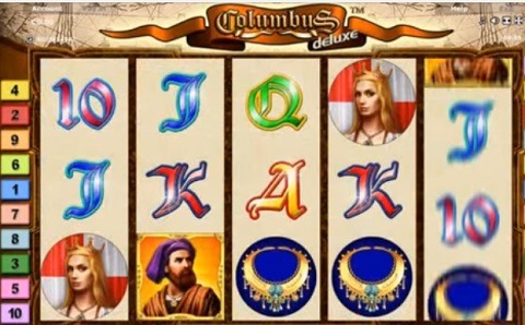 Screenshot of Columbus Online Slot Machine
