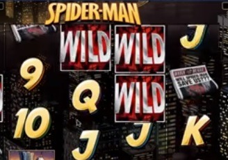 Screenshot of Spider-Man Online Slot Machine