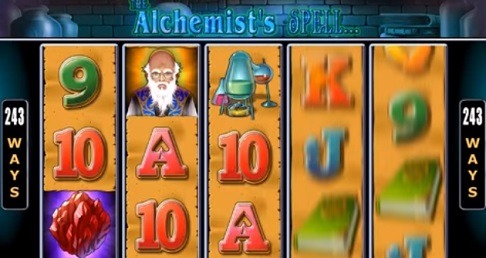 Screenshot of The Alchemist's Spell Online Slot Machine