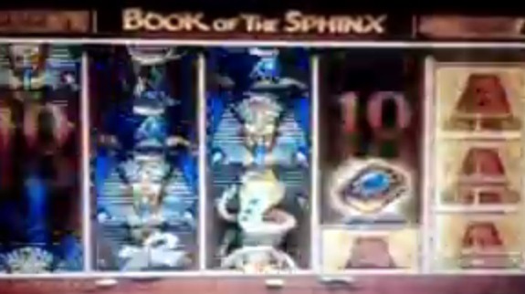 Screenshot of Book of the Sphinx Online Slot Machine